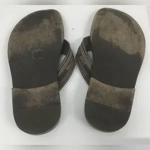 Louis Vuitton Mens Brown Open Toe Slip On Flip Flop Sandals Size 8.5  / Coa Louis Vuitton | Shoes | Louis Vuitton Mens Brown Open Toe  main image 2